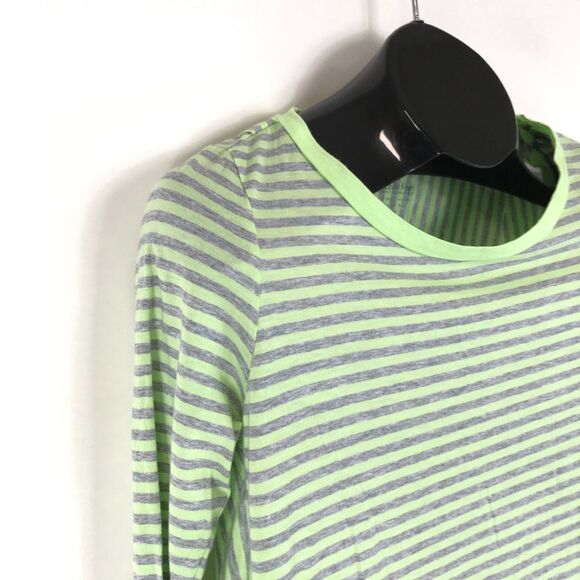 Calvin Klein Performance Open Back Striped Tee Women’s XS Quick Dry Pima Cotton - Picture 4 of 12